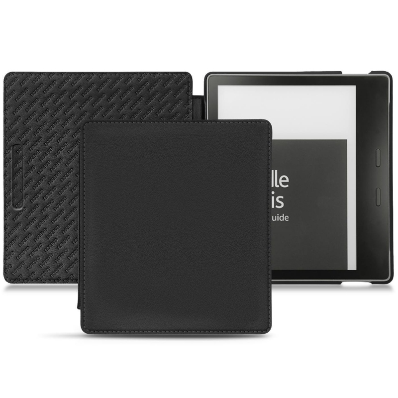 Amazon Kindle Oasis (2019) leather case - Noir PU