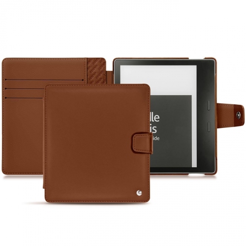 Custodia in pelle Amazon Kindle Oasis (2019)Marron ( Nappa - Pantone #8B4720 ) 
