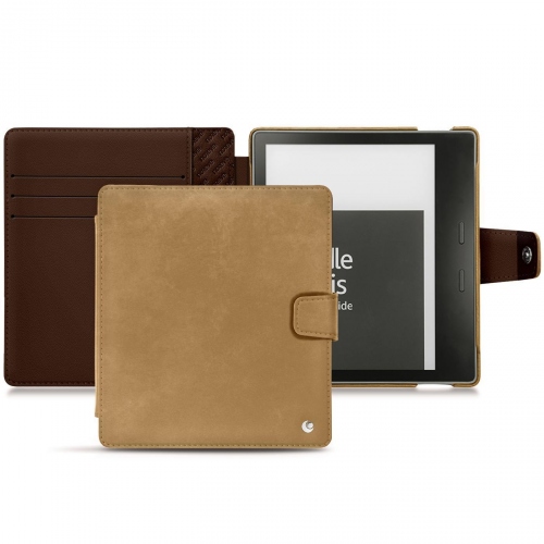 Funda de piel Amazon Kindle Oasis (2019)Sable vintage ( Pantone #9b7340 ) 