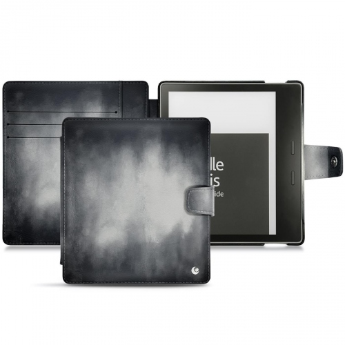 硬质真皮保护套 Amazon Kindle Oasis (2019)Gris Patine