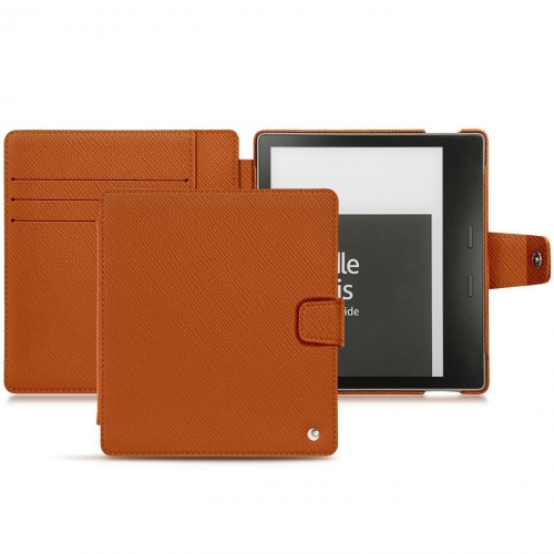 Capa em pele Amazon Kindle Oasis (2019)Orange vibrant ( Pantone #e36b39 ) 