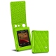 Lederschutzhülle Cowon Plenue D2 - Vert fluo - Couture