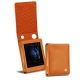 Cowon Plenue D leather case - Mandarine vintage ( Pantone 165C ) 