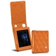 Cowon Plenue D leather case - Orange - Couture ( Nappa - Pantone 1495U ) 