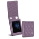 Cowon Plenue D leather case - Lilas - Couture ( Nappa - Pantone 2645U ) 