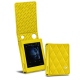 Custodia in pelle Cowon Plenue D - Jaune fluo - Couture