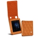 Housse cuir Cowon Plenue D - Mandarine vintage - Couture