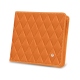 Portamonete - Anti-RFID / NFC - Orange - Couture ( Nappa - Pantone 1495U ) 