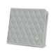 Porta-moedas - Anti RFID / NFC - Gris - Couture ( Nappa - Pantone W428C ) 