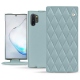 Capa em pele Samsung Galaxy Note10+ - Bleu ciel - Couture ( Nappa - Pantone 277C ) 