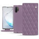 Capa em pele Samsung Galaxy Note10+ - Lilas - Couture ( Nappa - Pantone 2645U ) 