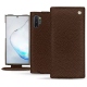 Samsung Galaxy Note10+ leather case - Châtaigne ( Pantone 476C ) 