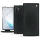 Housse cuir Samsung Galaxy Note10+ - Dark vintage ( Roughtcut - Black#5256 ) 