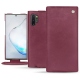 Custodia in pelle Samsung Galaxy Note10+ - Prune vintage ( Pantone 512C ) 