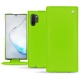 Capa em pele Samsung Galaxy Note10+ - Vert fluo