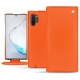 Capa em pele Samsung Galaxy Note10+ - Orange fluo