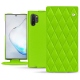 Funda de piel Samsung Galaxy Note10+ - Vert fluo - Couture