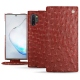 Funda de piel Samsung Galaxy Note10+ - Autruche ciliegia