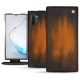 Samsung Galaxy Note10+ leather case - Marron Patine