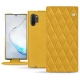 硬质真皮保护套 Samsung Galaxy Note10+ - Jaune soulèu - Couture