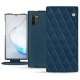 Samsung Galaxy Note10+ leather case - Blu mediterran - Couture