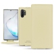 Lederschutzhülle Samsung Galaxy Note10+ - Beige PU