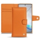 Lederschutzhülle Samsung Galaxy Note10+ - Orange ( Nappa - Pantone 1495U ) 