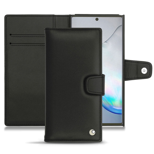 Samsung Galaxy Note10+ leather case - Noir ( Nappa - Black ) 