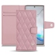 Samsung Galaxy Note10+ leather case - Rose - Couture ( Nappa - Pantone 2365C ) 