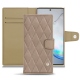 Capa em pele Samsung Galaxy Note10+ - Taupe vintage - Couture