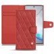 Samsung Galaxy Note10+ leather case - Cerise vintage - Couture