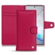 Housse cuir Samsung Galaxy Note10+ - Rose fluo