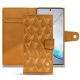 Housse cuir Samsung Galaxy Note10+ - Or Maïa - Couture