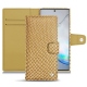 Custodia in pelle Samsung Galaxy Note10+ - Serpent sabbia