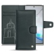 Samsung Galaxy Note10+ leather case - Blu marino