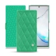 硬质真皮保护套 Samsung Galaxy Note10+ - Menthe vintage - Couture