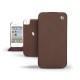 硬质真皮保护套 Apple iPhone 4  - Châtaigne ( Pantone 476C ) 
