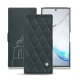 Funda de piel Samsung Galaxy Note10+ - Blu marino - Couture