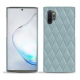 Samsung Galaxy Note10+ leather cover - Bleu ciel - Couture ( Nappa - Pantone 277C ) 