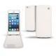 Custodia in pelle Apple iPhone 5  - Blanc ( Nappa - White ) 