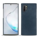 Custodia in pelle Samsung Galaxy Note10+ - Jean vintage ( Roughtcut - Pantone 285U  ) 