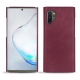 Capa em pele Samsung Galaxy Note10+ - Prune vintage ( Pantone 512C ) 