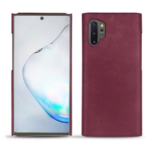 Capa em pele Samsung Galaxy Note10+Prune vintage ( Pantone #612434 ) 