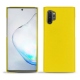 Lederschutzhülle Samsung Galaxy Note10+ - Jaune fluo