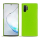 Lederschutzhülle Samsung Galaxy Note10+ - Vert fluo
