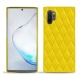 Lederschutzhülle Samsung Galaxy Note10+ - Jaune fluo - Couture
