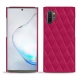 Capa em pele Samsung Galaxy Note10+ - Rose fluo - Couture