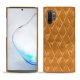 Samsung Galaxy Note10+ leather cover - Or Maïa - Couture