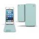 Custodia in pelle Apple iPhone 5  - Bleu clair ( Nappa - Pantone 277C ) 