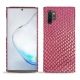 Custodia in pelle Samsung Galaxy Note10+ - Serpent ciclamino